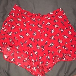 Red shorts